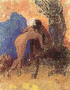 Odilon Redon, Struggle Between Woman and a Centaur